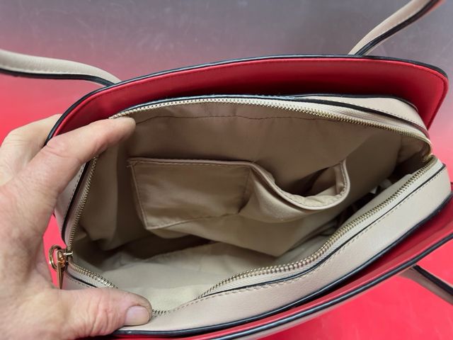 BOLSO MUJER BLANCO (y rojo)