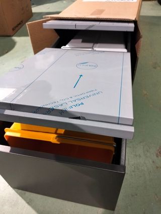 Arregui Vario CR205 Cubo de Basura y Reciclaje de Acero Inoxidable de 2 Compartimentos