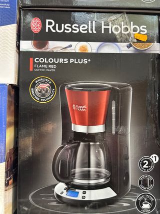 Cafetera Russell Hobbs Colours Plus+ Flame Red