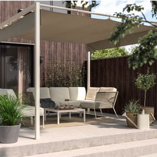 Toldo Pérgola Terraza Ikea Hammaron