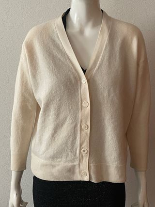 Chaqueta lana y cachemira Massimo Dutti Beige