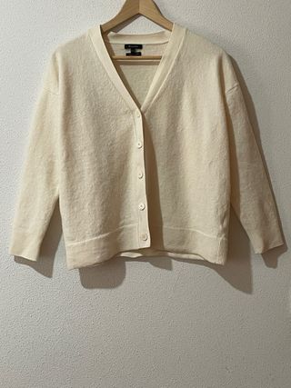 Chaqueta lana y cachemira Massimo Dutti Beige