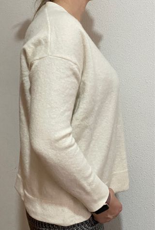 Chaqueta lana y cachemira Massimo Dutti Beige