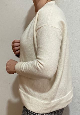 Chaqueta lana y cachemira Massimo Dutti Beige