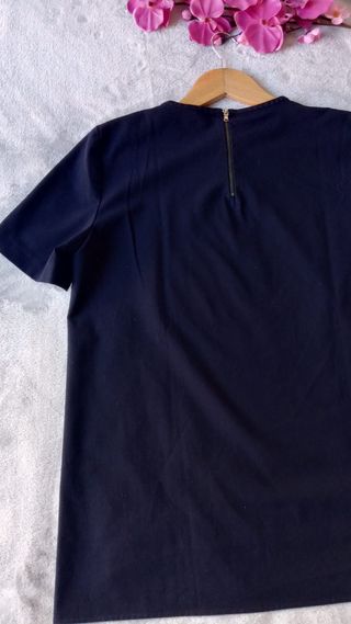 Blusa Zara Negra Talla M