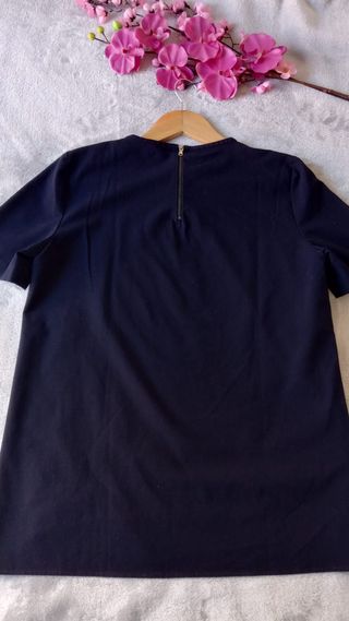 Blusa Zara Negra Talla M