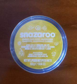 2 Pinturas Faciales Snazaroo Amarillas