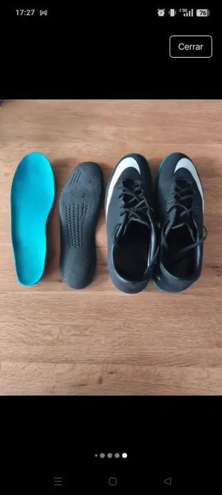 Zapatillas Nike CR7 Negras y Turquesa