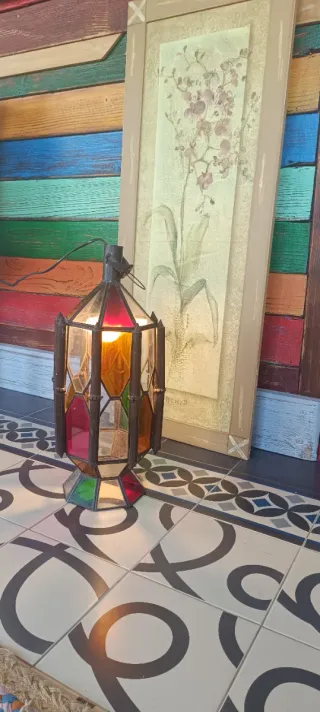 Lámpara Marroquí Multicolor