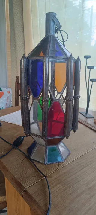 Lámpara Marroquí Multicolor