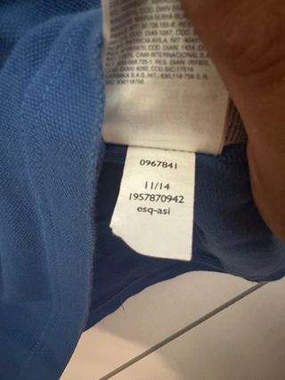 Polo Tommy Hilfiger Azul Talla M