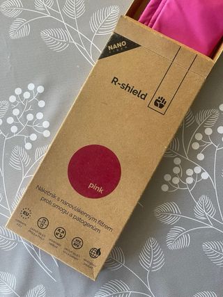 Braga cuello R-shield mascarilla antivirus rosa