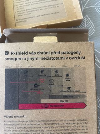 Braga cuello R-shield mascarilla antivirus rosa