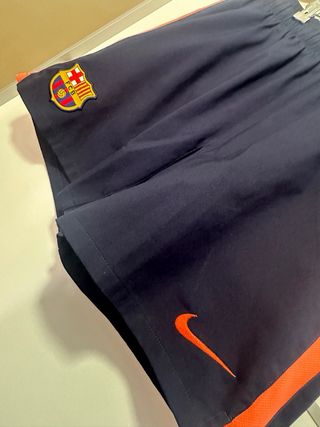 Pantalón Corto Nike Barça Azul Naranja