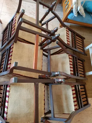 6 Sillas de Comedor Estilo Clásico