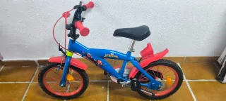 Bici Infantil Spiderman Azul y Roja