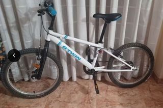 Bicicleta B'TWIN Blanca hasta 12 o 13 años