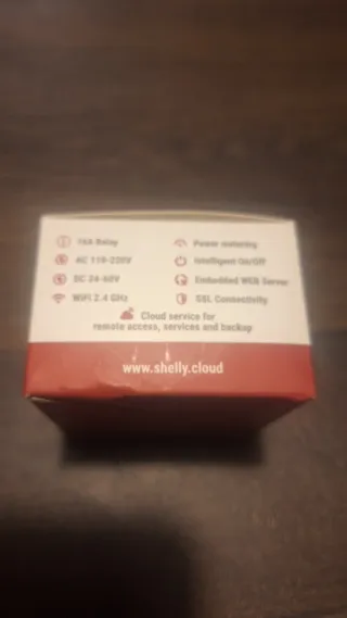 Shelly 1PM WiFi Relè Misuratore Potenza 16A - 2 pz