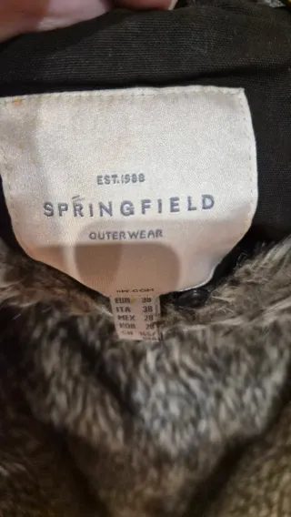 Parka marrón chocolate con pelo