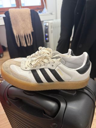 Zapatillas Adidas Samba Blancas y Negras