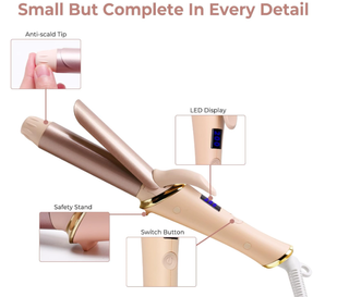 Mini Ferro Arriccia Capelli 25mm Oro Rosa