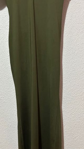 Vestido verde oliva talla XS nuevo a estrenar