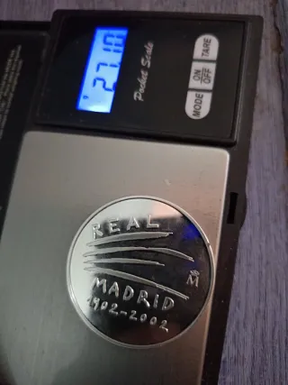 Medalla Plata Real Madrid 1902-2002