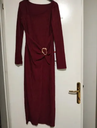 Vestito donna lungo Borgogna