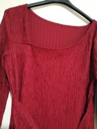 Vestito donna lungo Borgogna