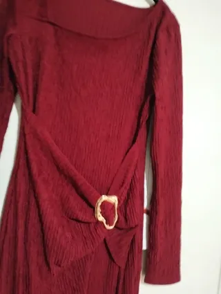 Vestito donna lungo Borgogna