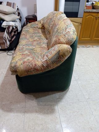 Sofá de 3 plazas tela precio negociable