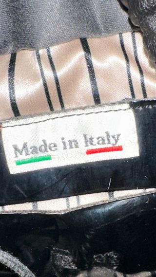 Borsa nera trapuntata Paola T. Modello Secchiello