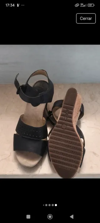 Sandalias Geox Negras