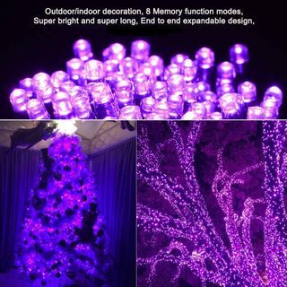 Luci Natale 35M 320 LED Viola GB074