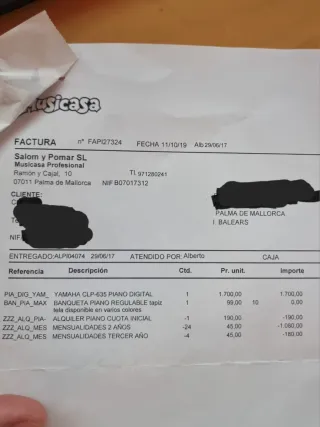 Piano Yamaha Clavinova CLP 635