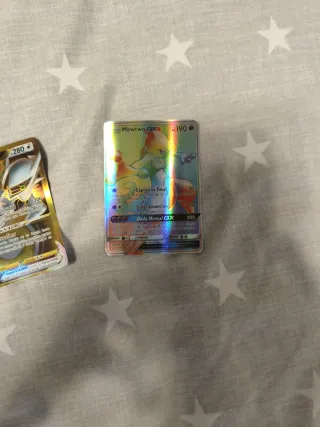 Cartas Pokémon Arceus V y Mewtwo GX