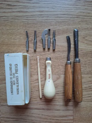 Herramientas para linograbado Reig
