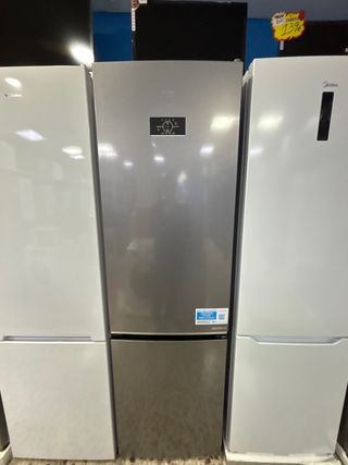 Frigorífico combi gris