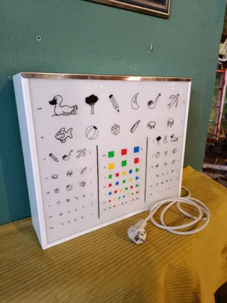 OPTOTIPO INFANTIL LUMINOSO