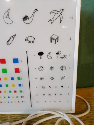 OPTOTIPO INFANTIL LUMINOSO