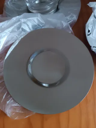 Set 4 Tazas y Platos Baileys Cristal y Metal