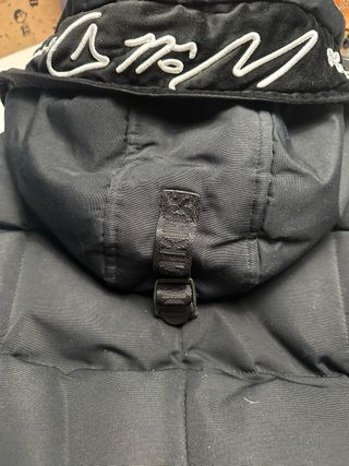 Cazadora acolchada KWD hombre negra