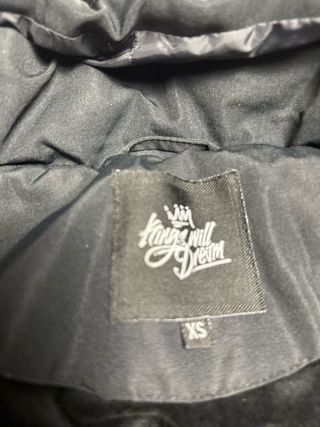 Cazadora acolchada KWD hombre negra