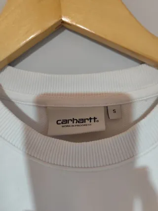 Sudadera Carhartt Blanca Talla S