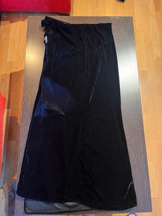 Falda Zara Negra Talla M