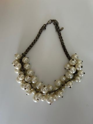 Collar Zara Perlas Plata