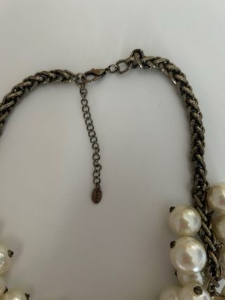 Collar Zara Perlas Plata