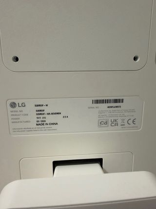 Monitor LG 32 Blanco TV Monitor - LG 32SR50F-W