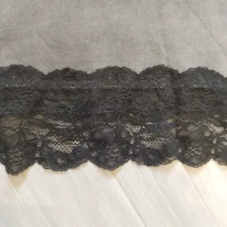 Vestido Anabel Lee con encaje negro