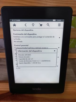 Amazon Kindle paperwhite